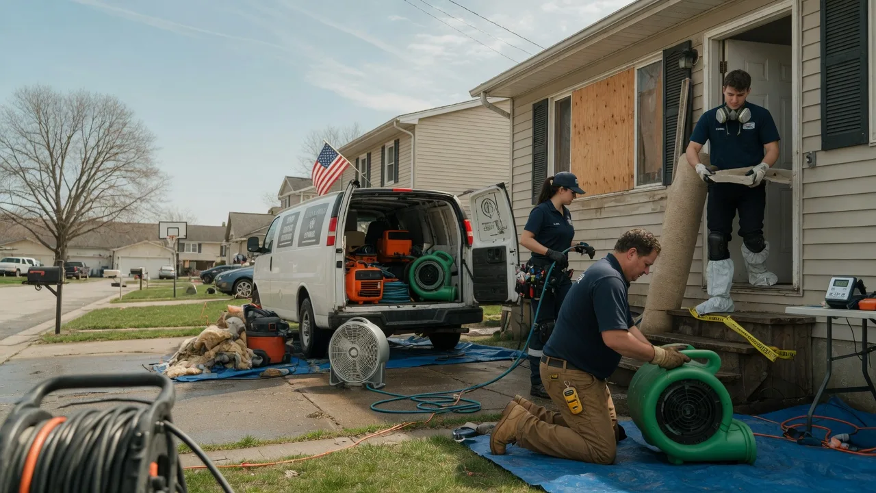 Water Damage Restoration in Hooven, OH near me
